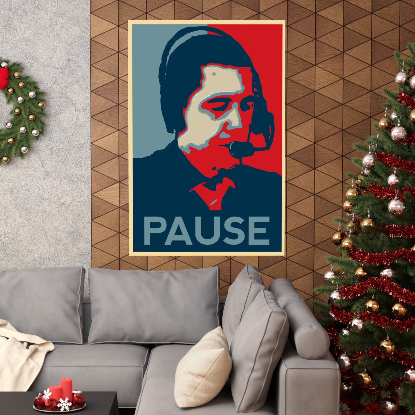 Barack Obama PAUSE Poster
