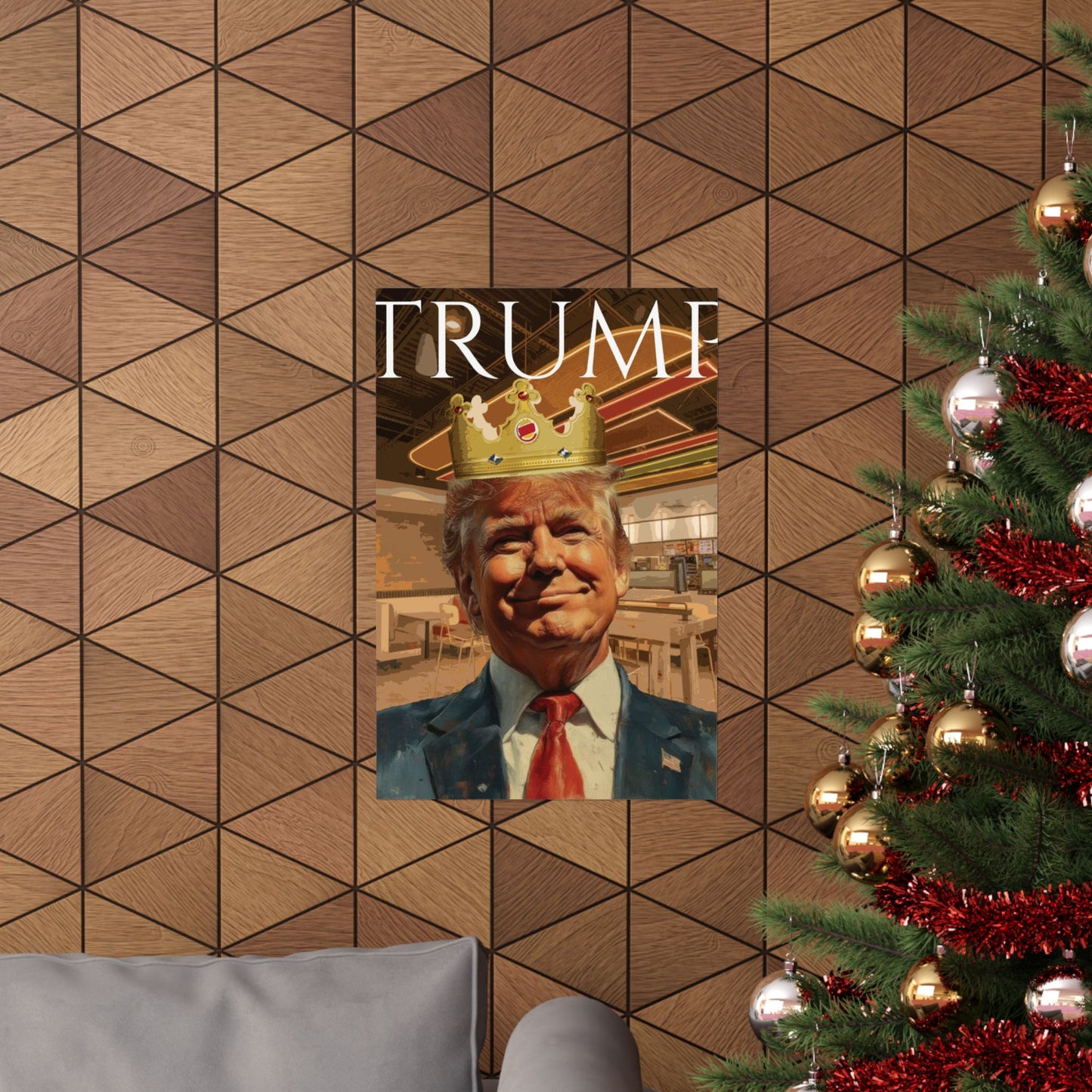 Donald Trump "KING" Poster