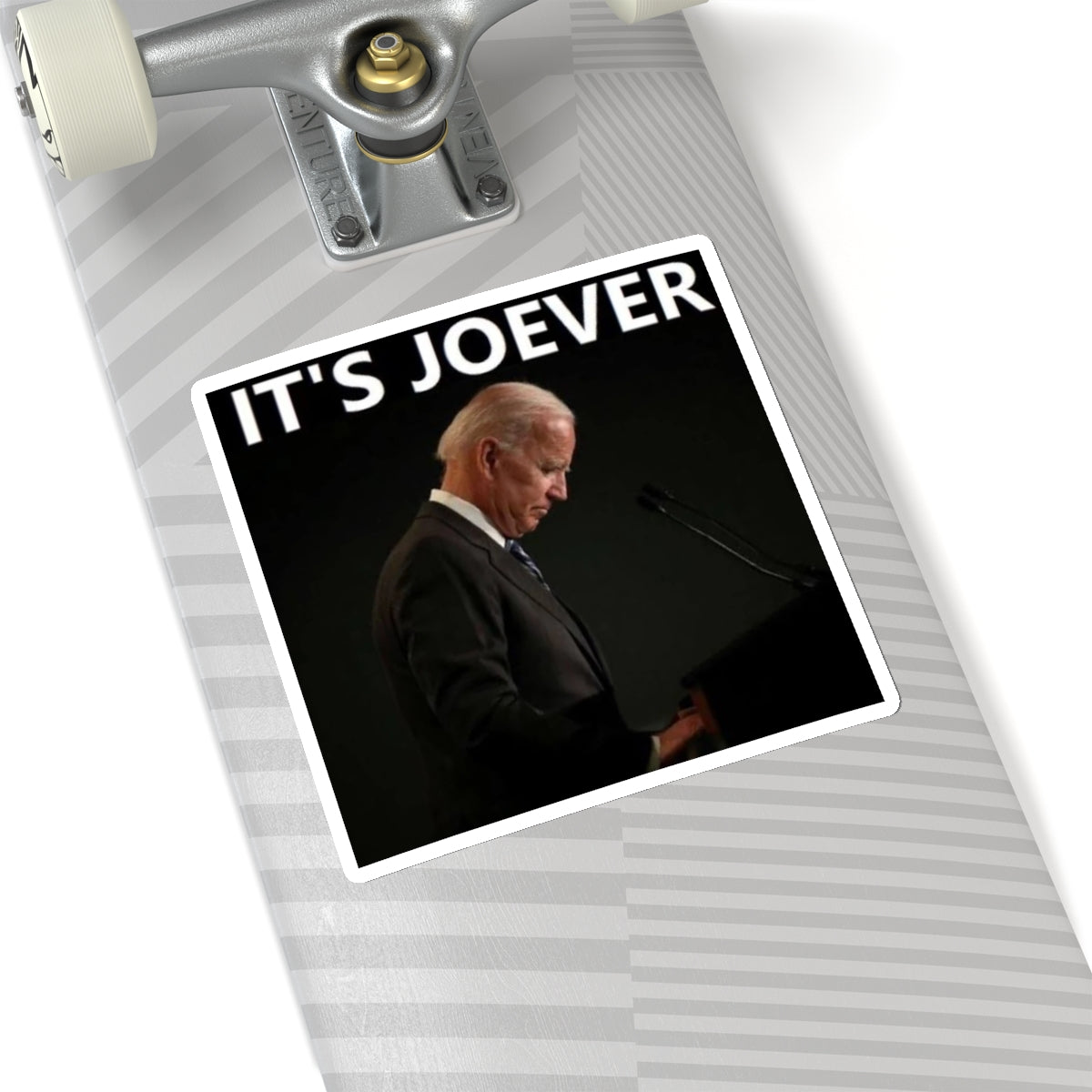 Joe Biden IT'S JOVER Sticker