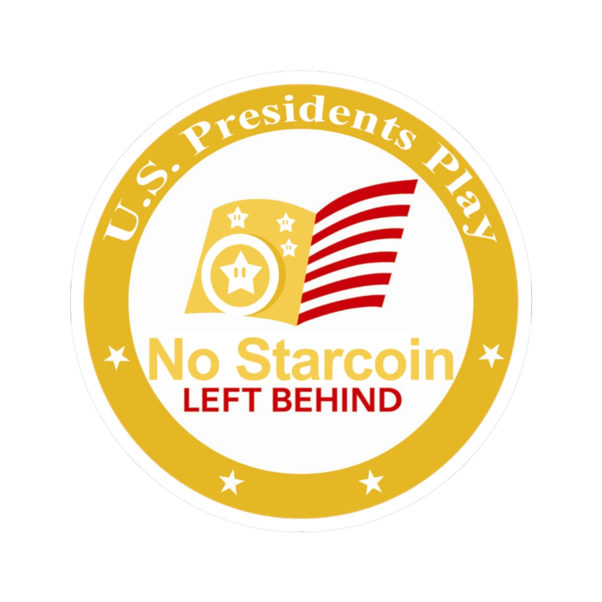 NO STARCOIN LEFT BEHIND Sticker