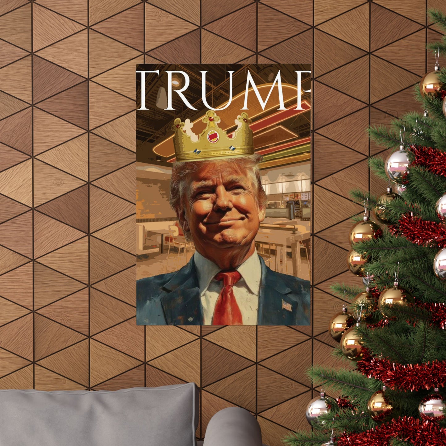 Donald Trump "KING" Poster