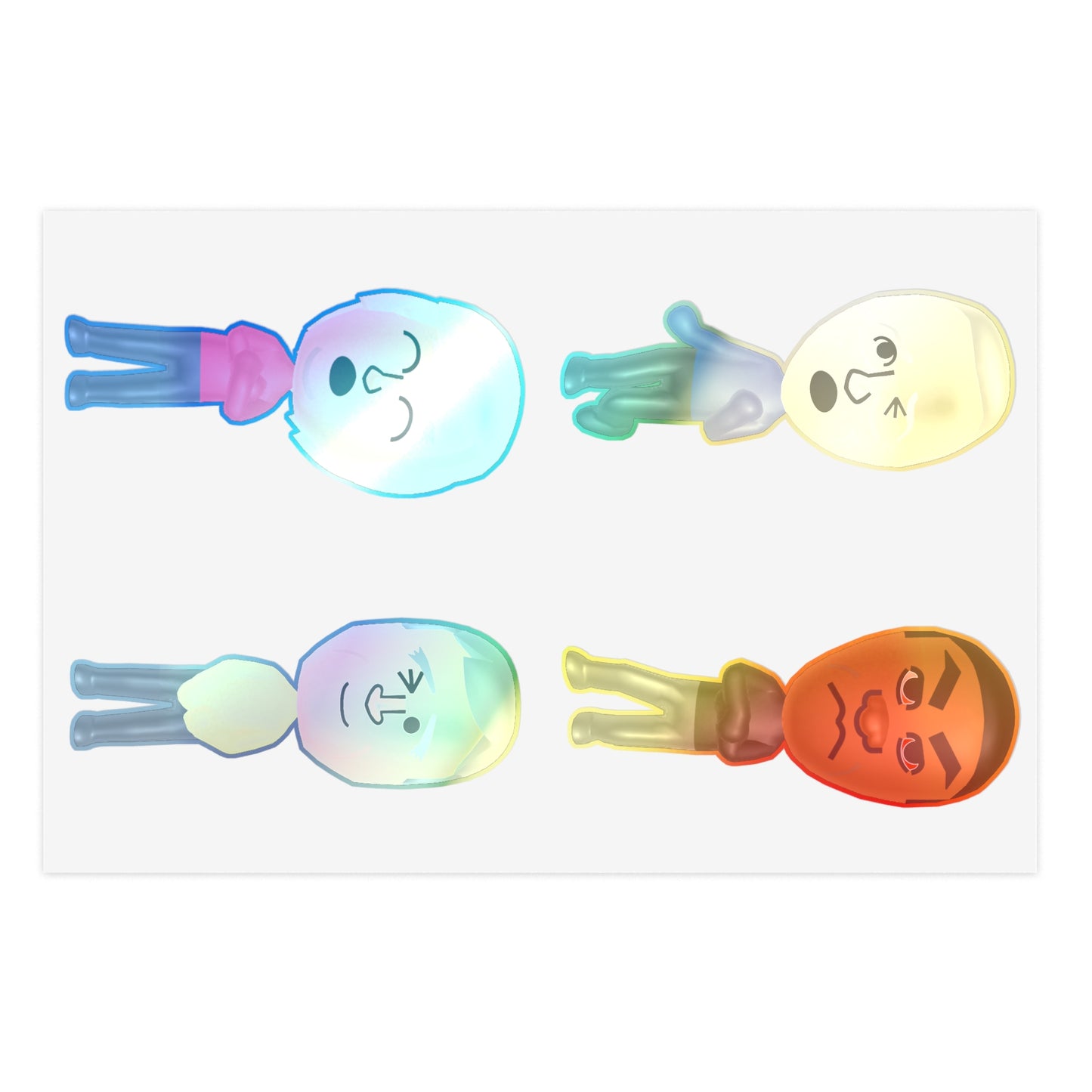 Presidents Play MII Sticker Sheet