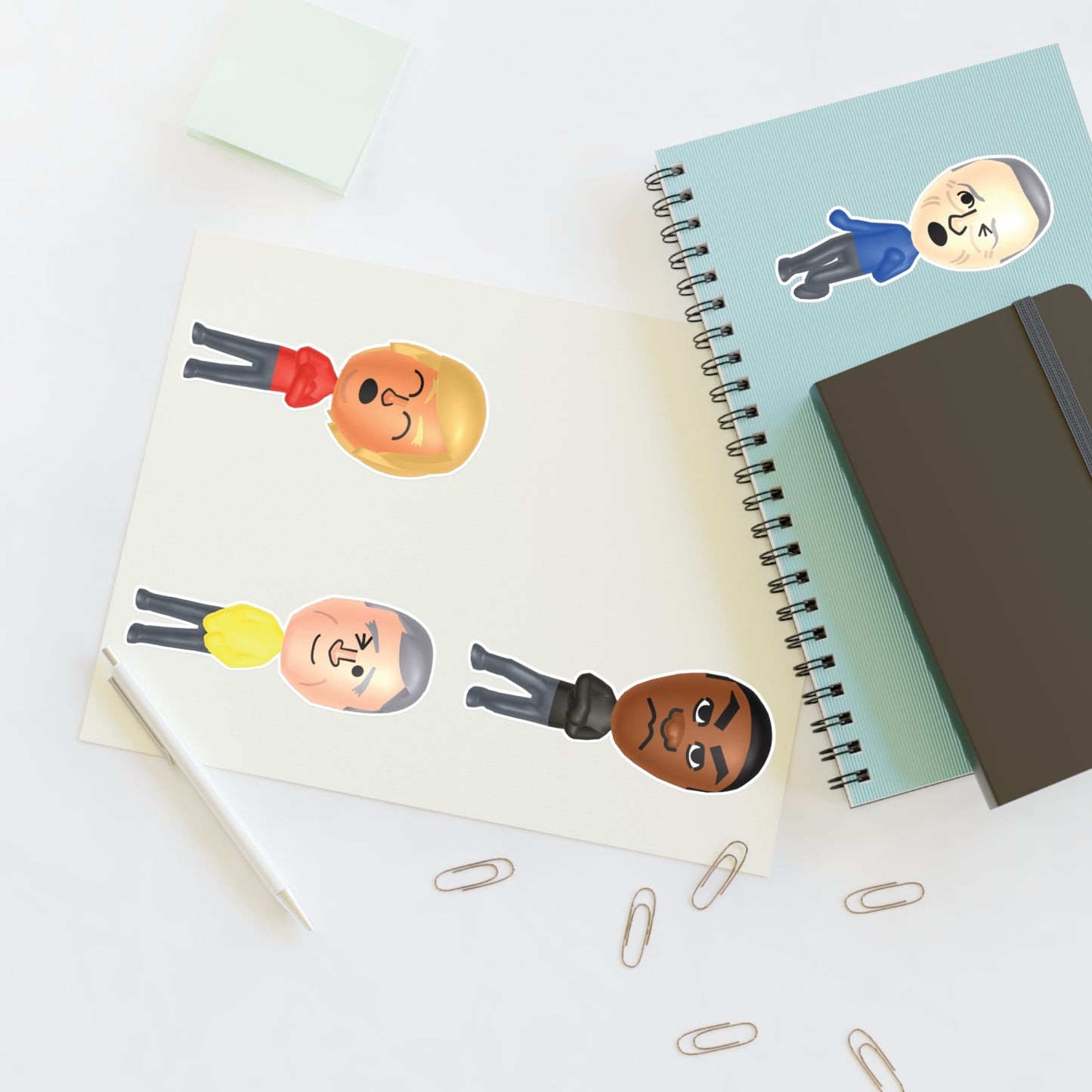 Presidents Play MII Sticker Sheet
