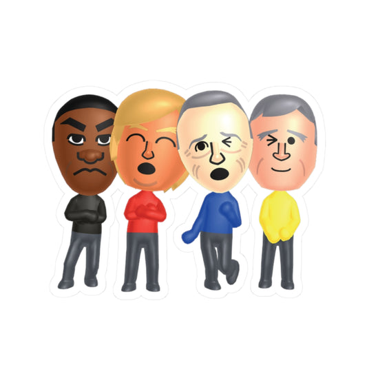 Presidents Play MII Sticker