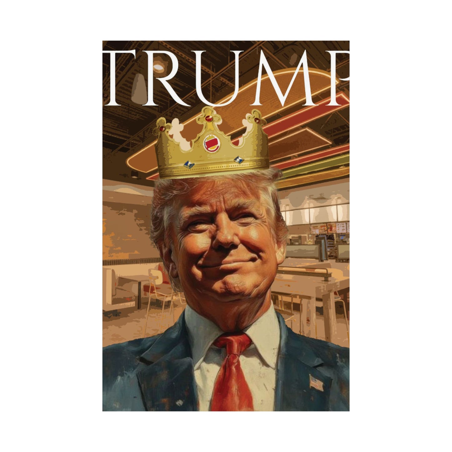 Donald Trump "KING" Poster