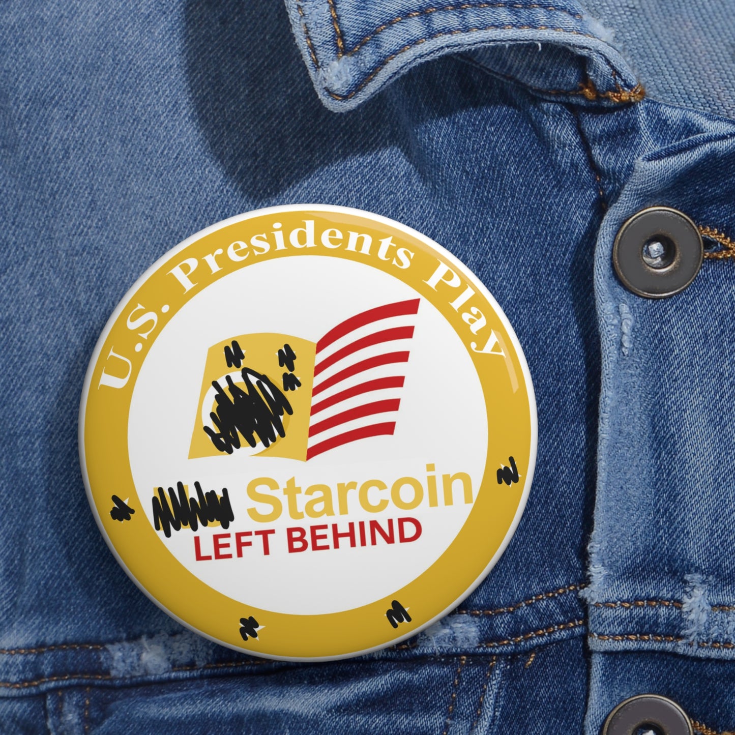 STARCOIN LEFT BEHIND Pin