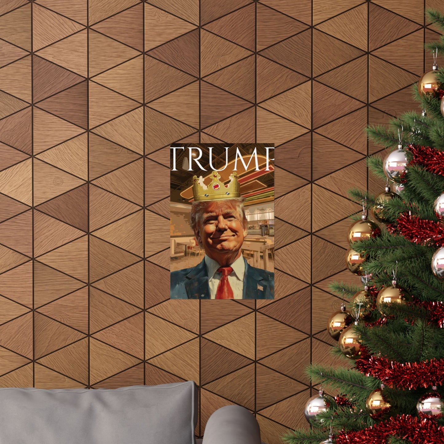Donald Trump "KING" Poster