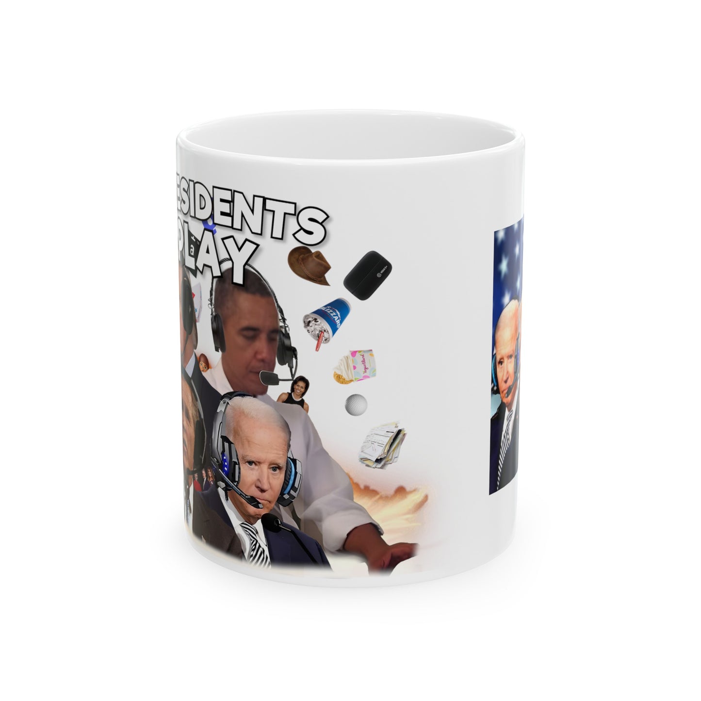 PRESIDENTS PLAY Mug (11oz, 15oz)