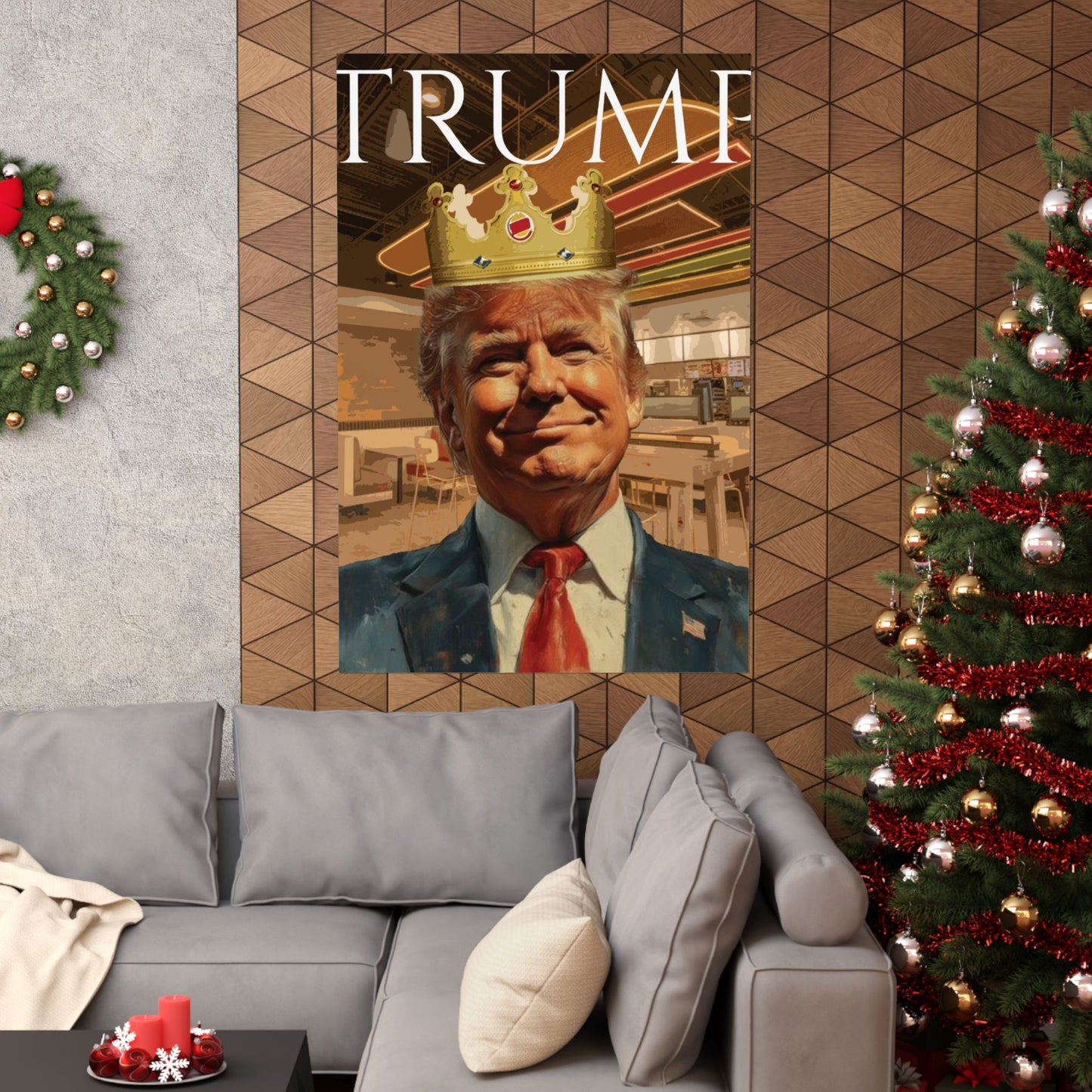 Donald Trump "KING" Poster