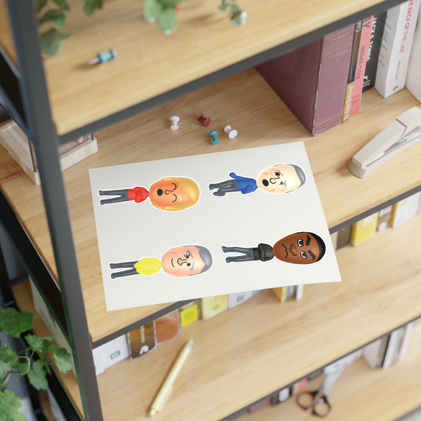 Presidents Play MII Sticker Sheet