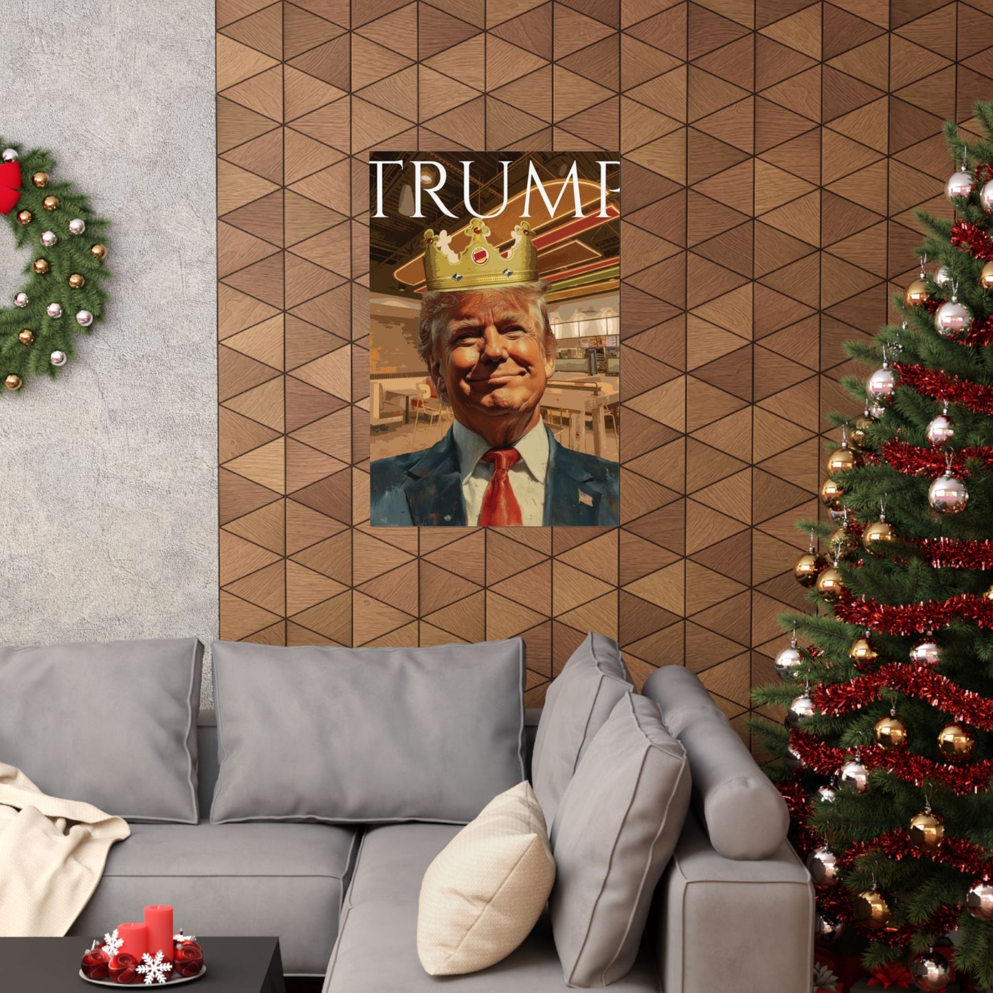 Donald Trump "KING" Poster