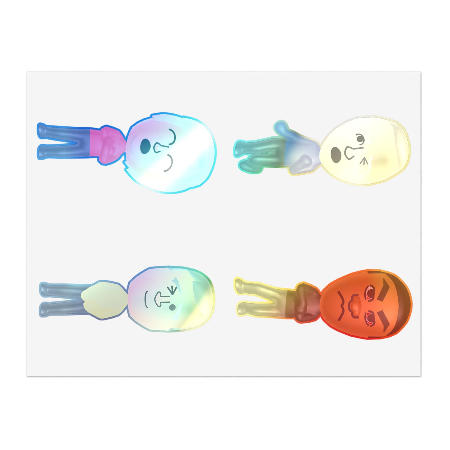 Presidents Play MII Sticker Sheet