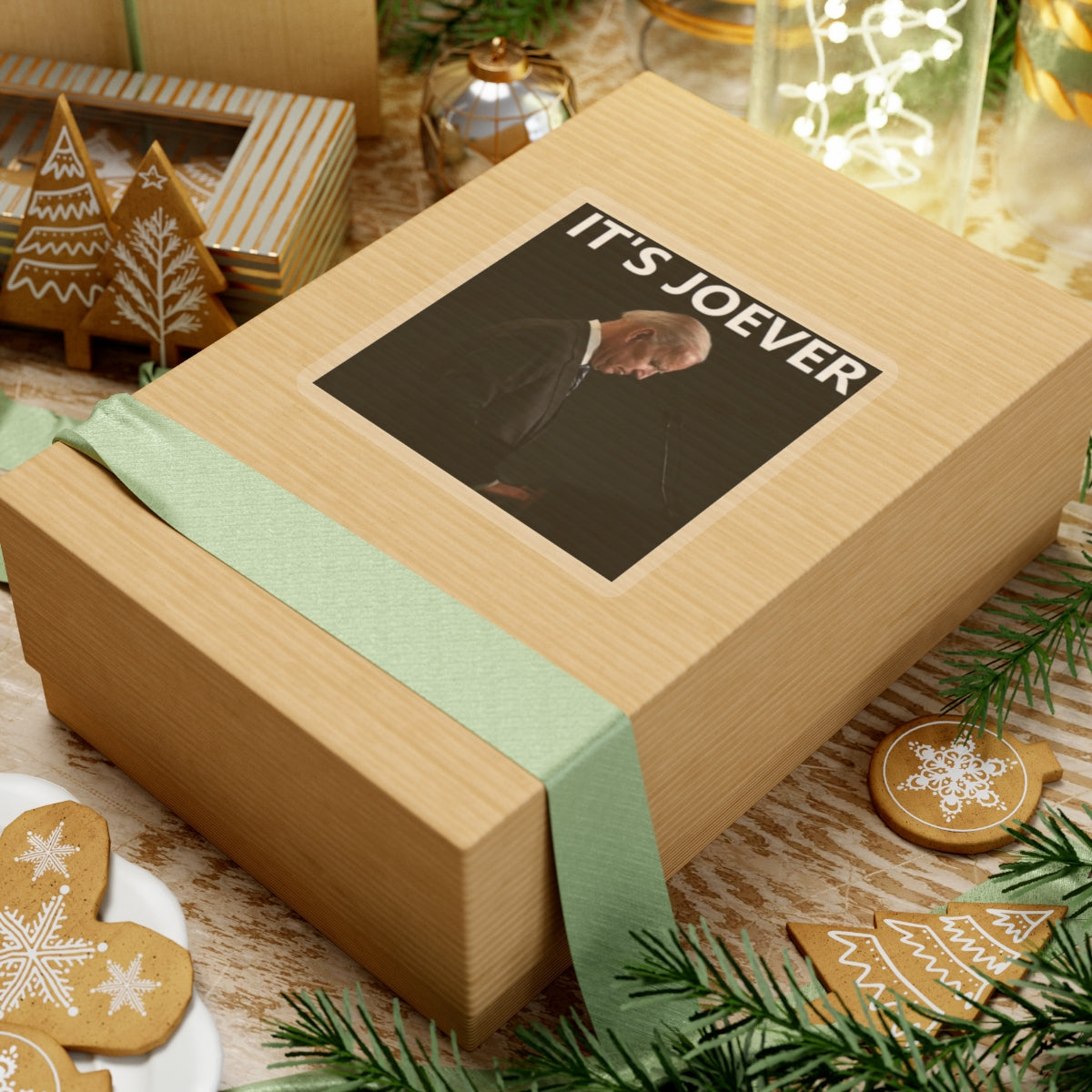 Joe Biden IT'S JOVER Sticker