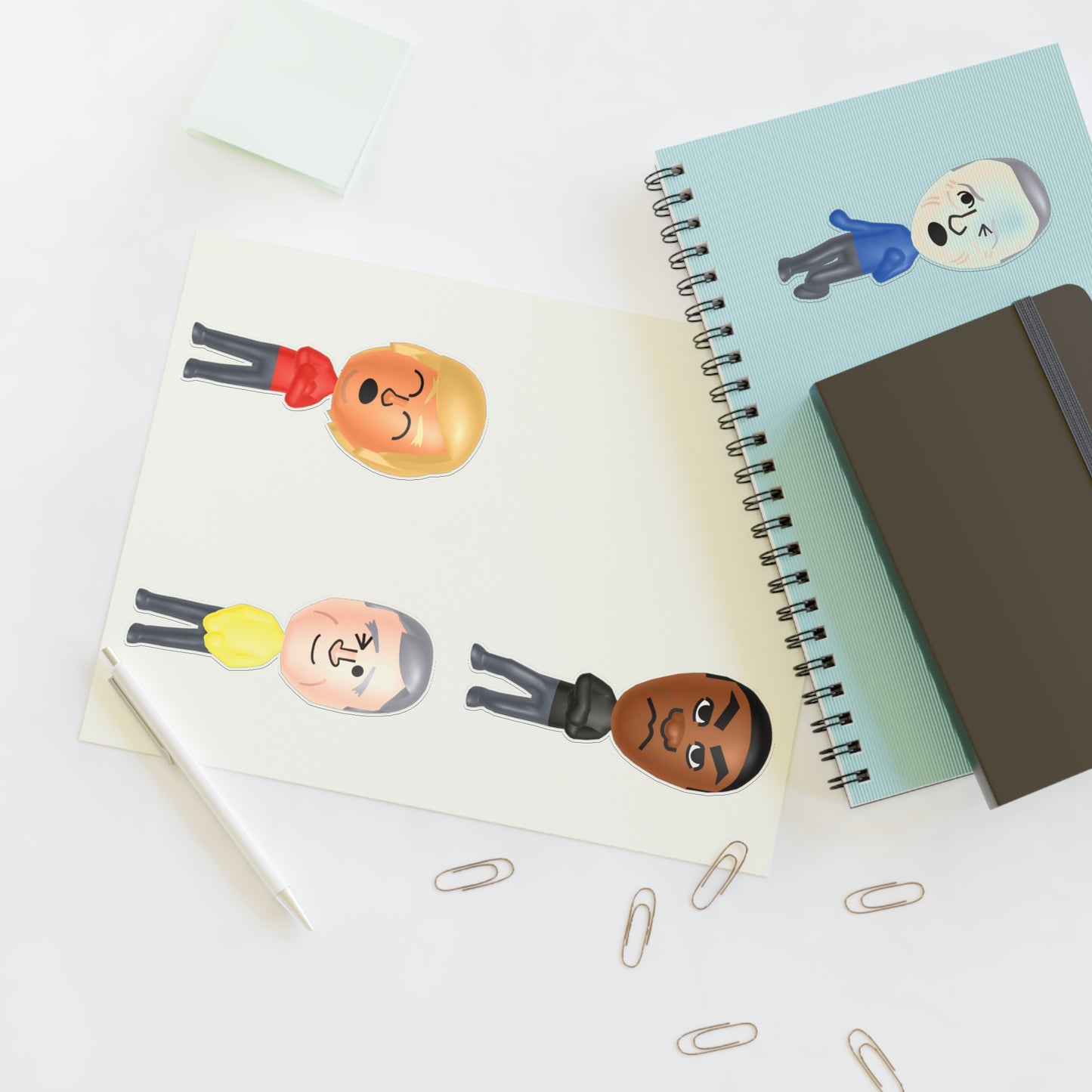 Presidents Play MII Sticker Sheet