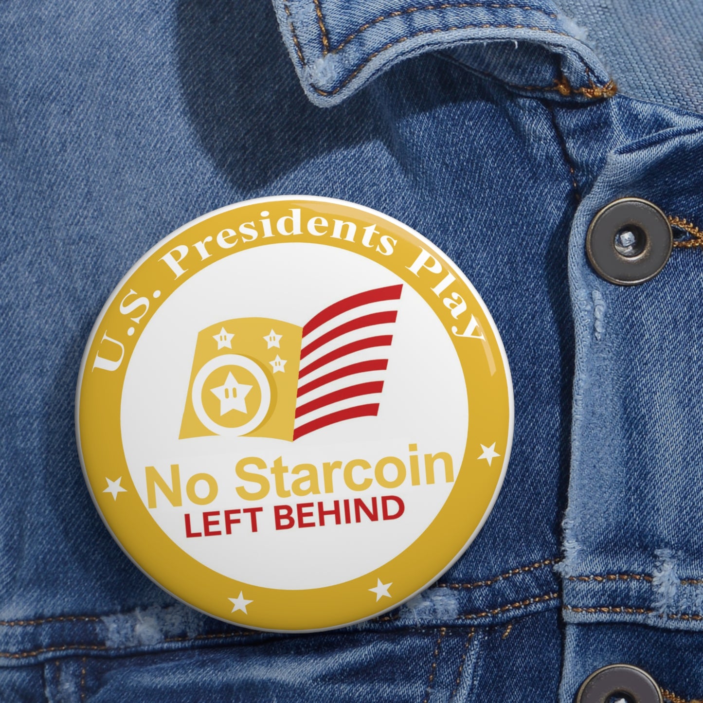 NO STARCOIN LEFT BEHIND Pin