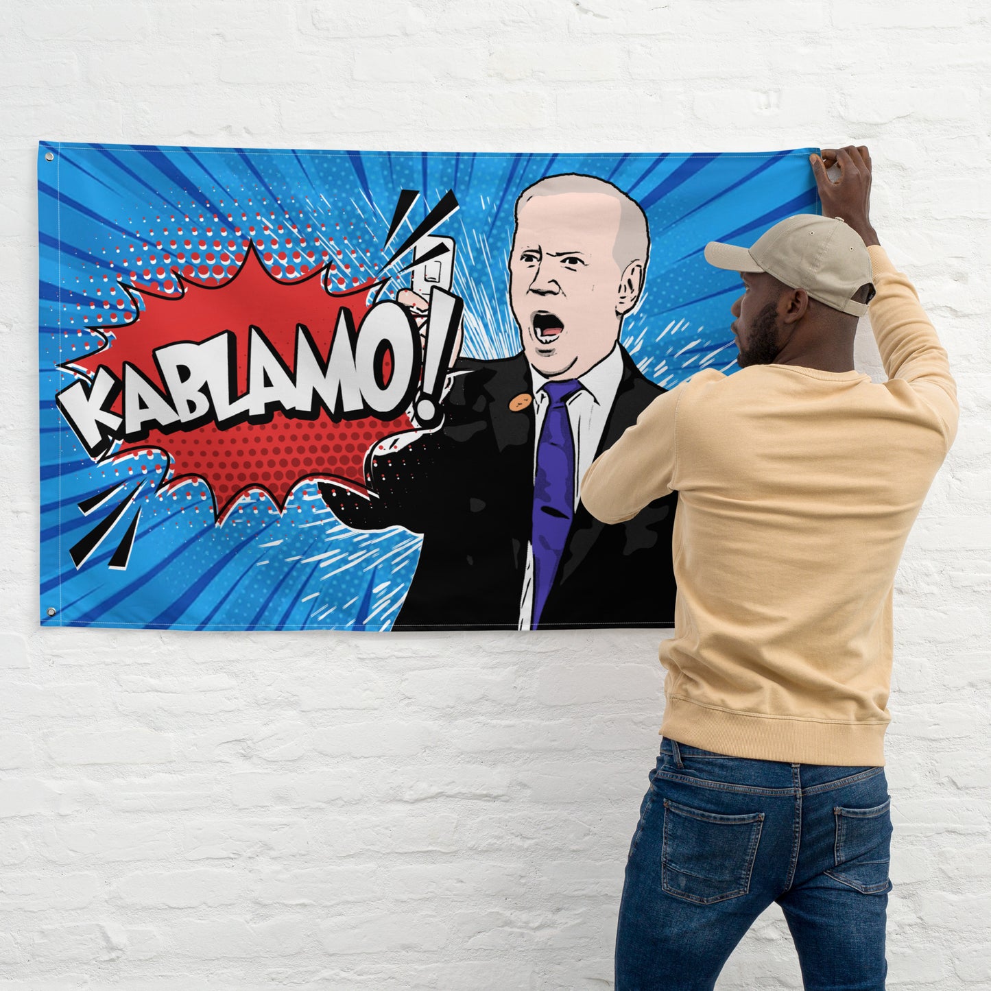 Joe Biden KABLAMO Flag